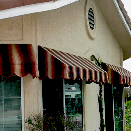 Residential Standard Valance Awnings Where Shade Is Made